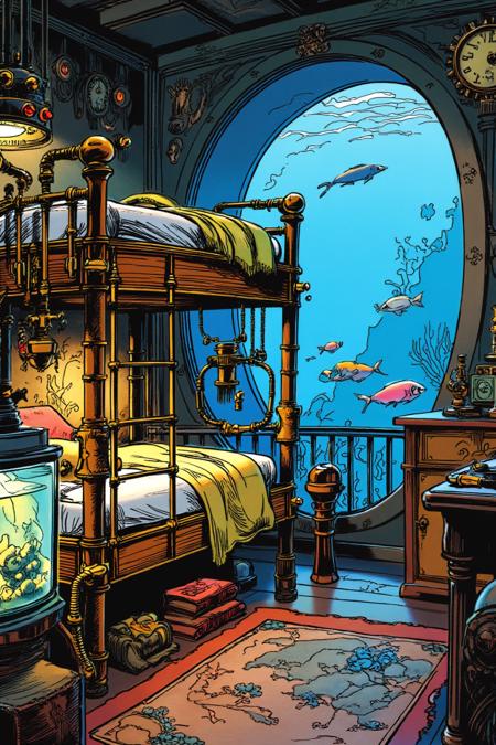 Spirou & Fantasio - Bande dessinée style (franco-belgian comic)