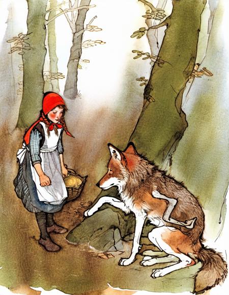 Children Book Illustration - Lisbeth Zerger Style