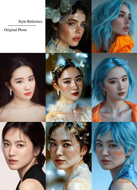 Style Matching 4K Portrait Generator - AI Photography (High quality face restore after generation)