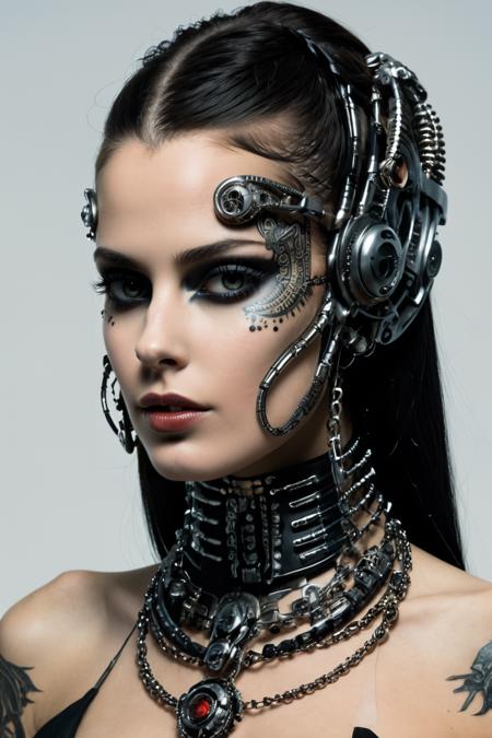 Cyberpunk Giger style