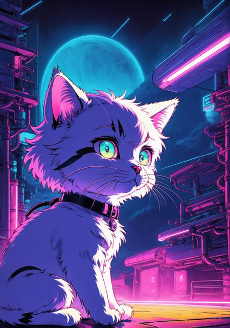 90s Neon Anime Style 1.5