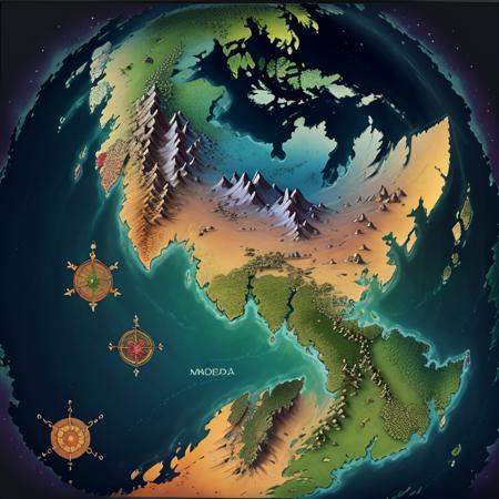 Table Rpg / D&D Maps - #10 - World map