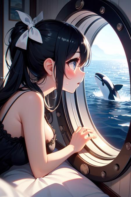 girl like ship porthole