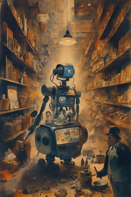 style of George Grosz 400
