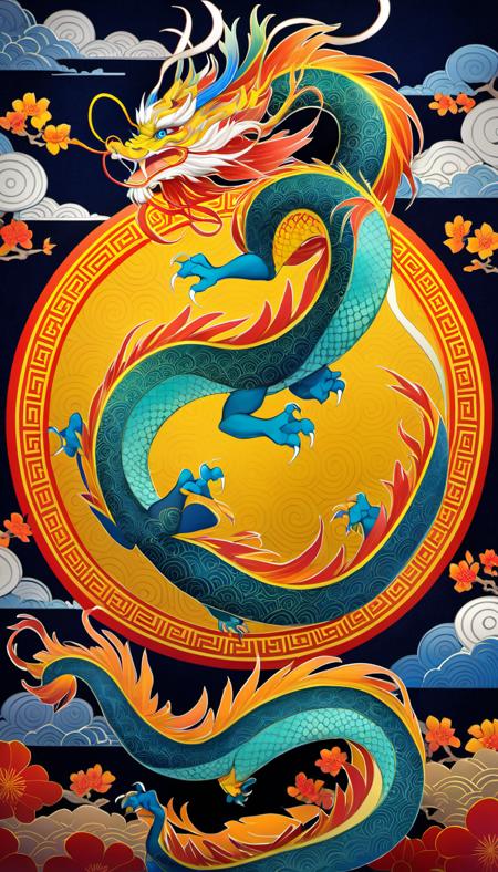 Eastern Dragon LoRA [SD1.5 & SDXL1.0]版本sdxl_v3 (ID: 350217)