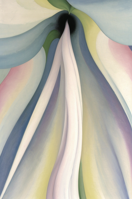 Georgia O'Keeffe's flower paintings