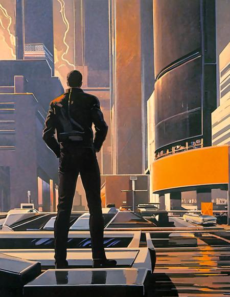 1960's Science Fiction Book Covers - Syd Mead Style - SDXL 1.0