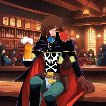 300 th LORA : Captain Harlock / Albator - SDXL (3D movie/anime)