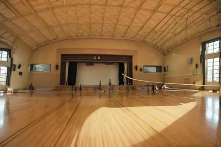 体育館 Japanese school gymnasium SD15