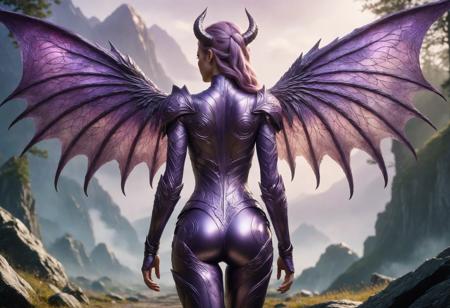 DonM - Dragons and Wings and Back view [Flux,SDXL]
