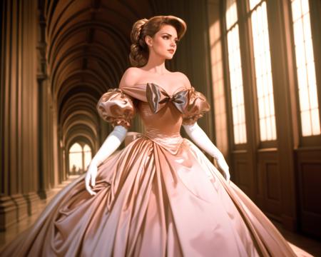 Off-Shoulder Satin Ballgown | The King and I版本v1.0 (ID: 289571)