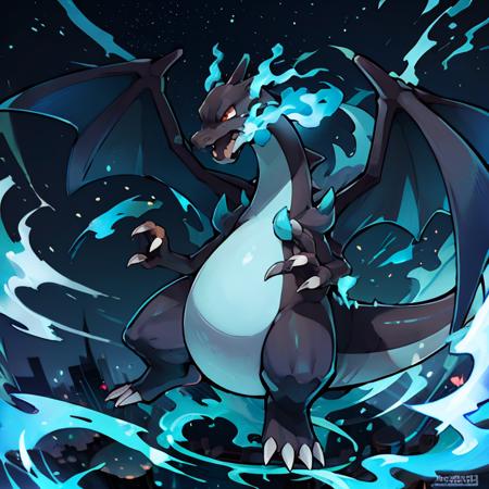 Charizard & Mega X Form (Pokemon) (Pokedex #0006) [Illustrious & SD1.5]