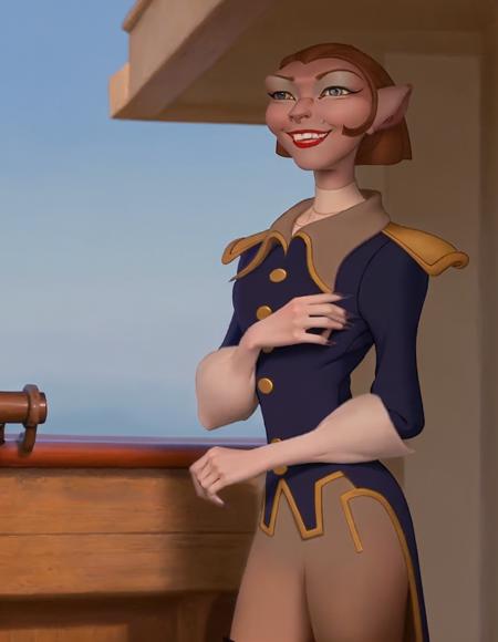 Captain Amelia - Treasure Planet