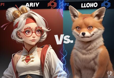 Super Smash Bros Ultimate (SSBU) VS Screen | Concept LoRA XL