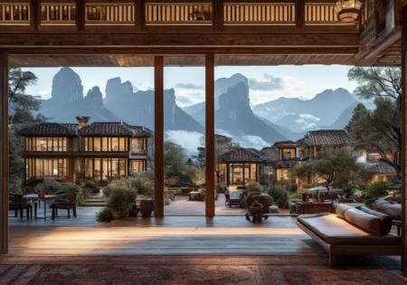 新中式、现代化室内设计 Utopian Rustic Chinese Interior
