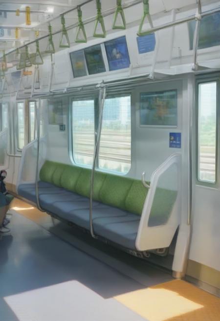 JR East E235 series train interior PONY