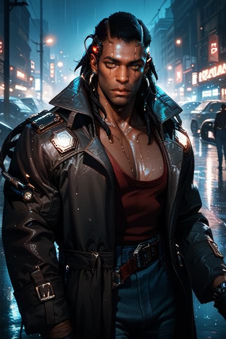 Placide from Cyberpunk 2077 [Pony]