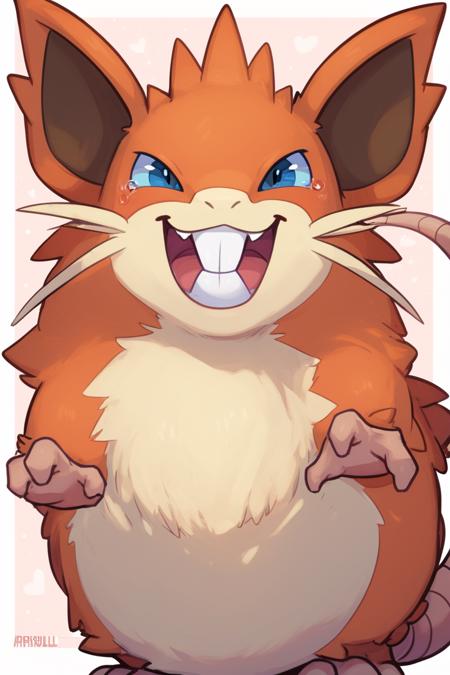 Raticate: Hyper Fang Pokémon | ラッタ (Pokedex #0020) [Pony]