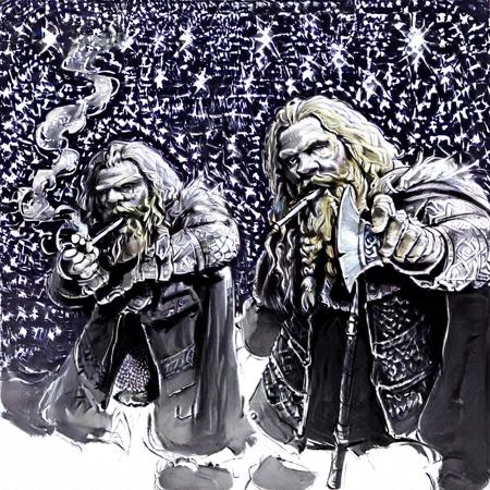 Gimli dwarf Lord of The Rings the Chad