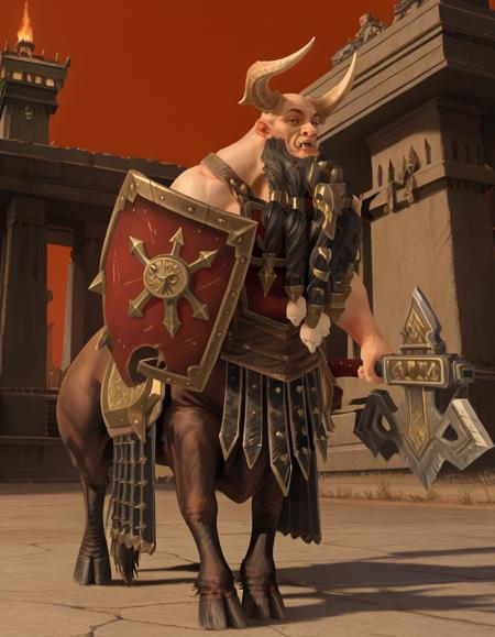 Bull Centaur | Chaos Dwarfs (Total War Warhammer)版本V1 (ID: 818962)