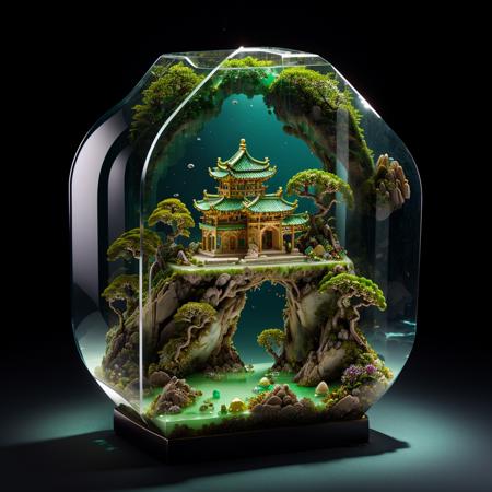 微型山水盆景 Miniature bonsai