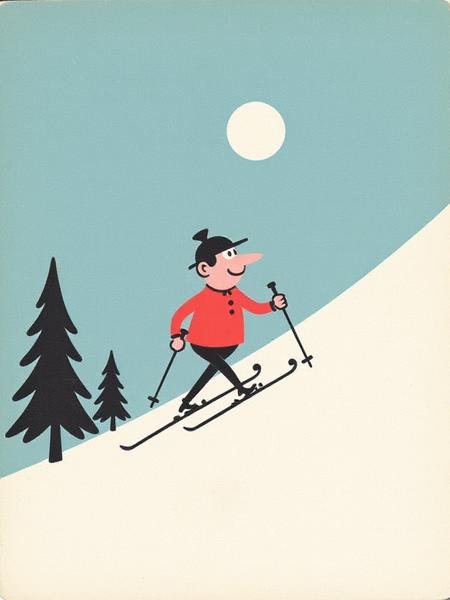 Wizard's Vintage Minimalism Cartoon
