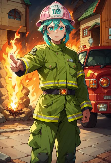 American Fire Fighter Uniform [Pony] - Lora