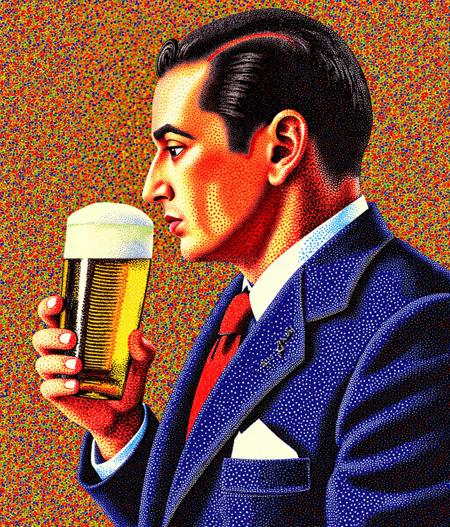 Pointillism Art style