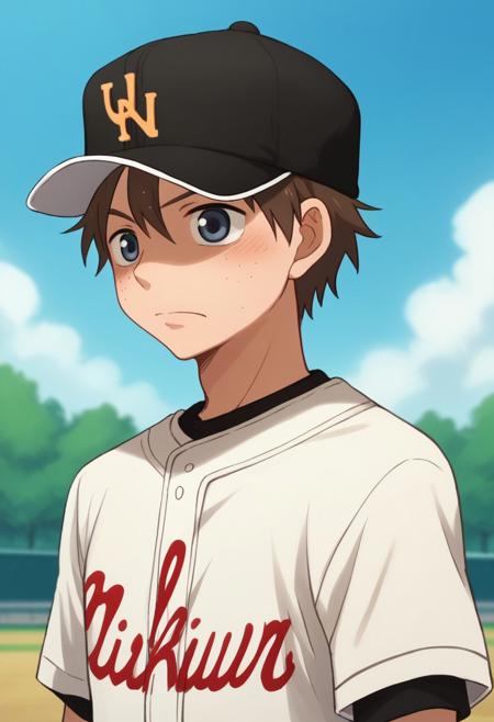 Kosuke Izumi - Big Windup! (Commission) - Pony + Illustrious