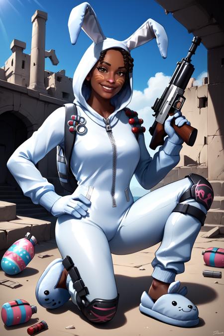 Bunny Brawler Luna (Fortnite) | Pony / SD1.5版本v1.0 Pony (ID: 606723)