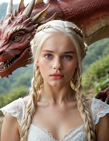 Emilia Clarke as Daenerys Targaryen - LORA  - FLUX and PONY ?
