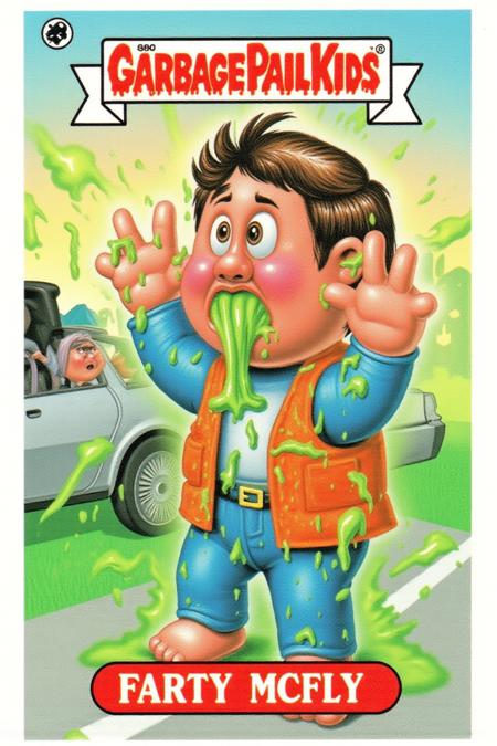 Garbage Pail Kids card style版本FLUX v1.0 (ID: 1073221)