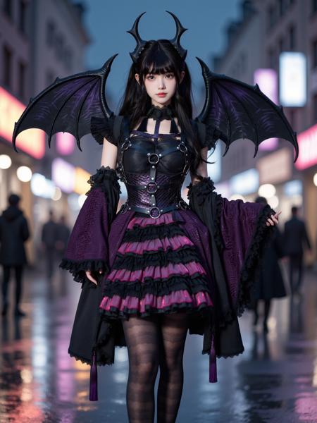 [Flux.1 D][Realistic] Gothic Dress | 哥特风裙子