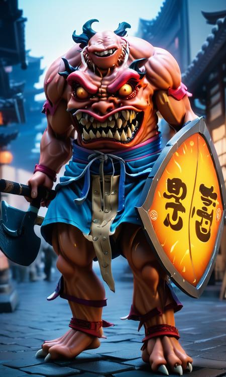 Monster Codex-XingTian | 怪物志-百鬼-刑天