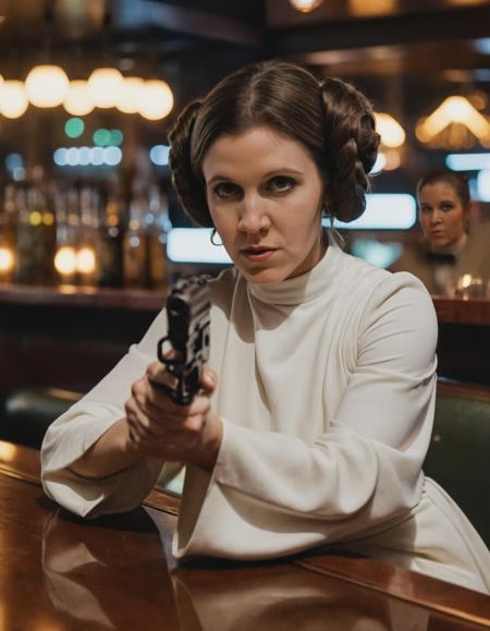 Leia Organa (Star Wars) - slave Leia and white costume