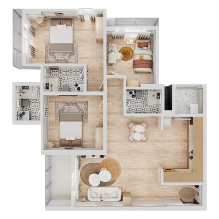 3D Floorplan Flux版本v2.0 (ID: 1294680)