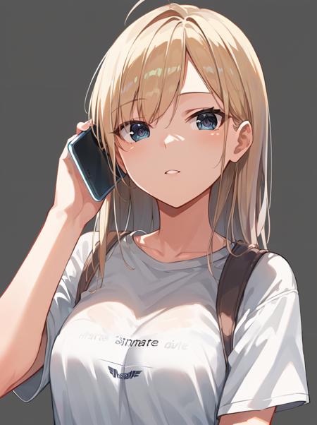 電話/talking on phone