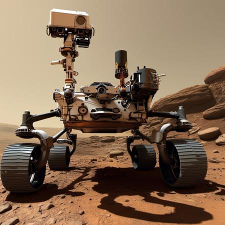 Curiosity Mars Rover - SDXL