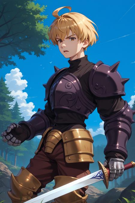 Ramza Beoulve/ラムザ・ベオルブ (Final Fantasy Tactics) SDXL LoRA [Pony Diffusion]
