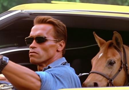 V1.5: Arnold Schwarzenegger (Total Recall/90s Era) - HQ Dreambooth Trained Checkpoint (for quality preservation)