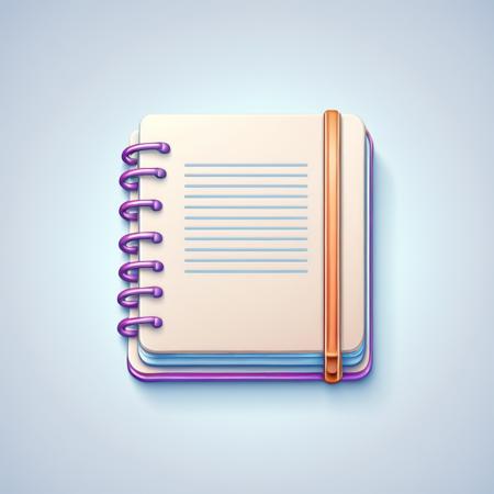 Icon in vector 3D style
