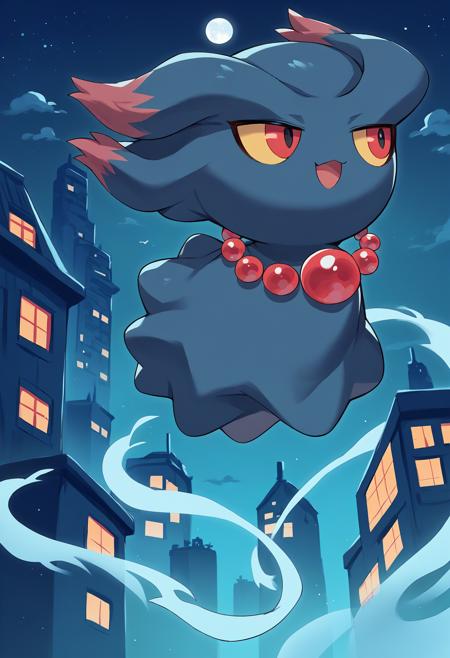 Misdreavus / ムウマ (Pokémon) [Pony Diffusion]版本v1.0 (ID: 830503)