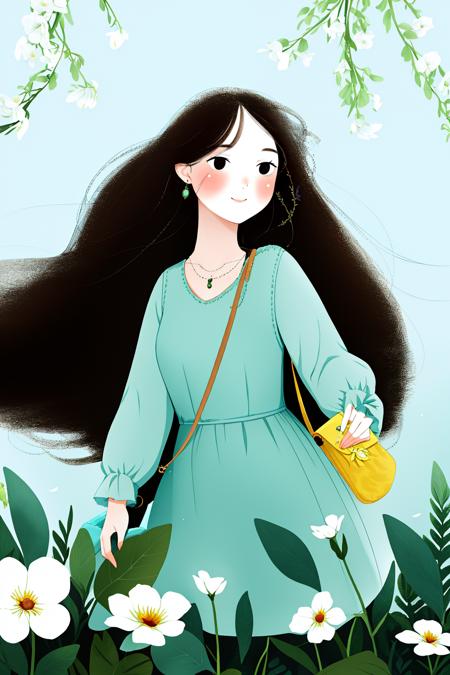 illustrations-summer flowers