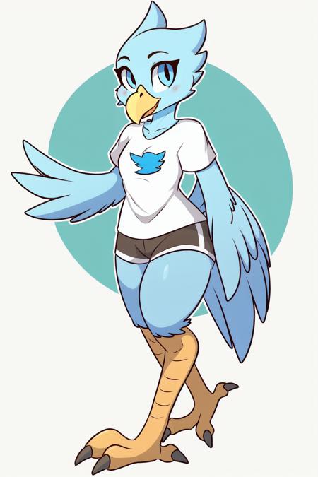 Twitter Bird (Anthro)