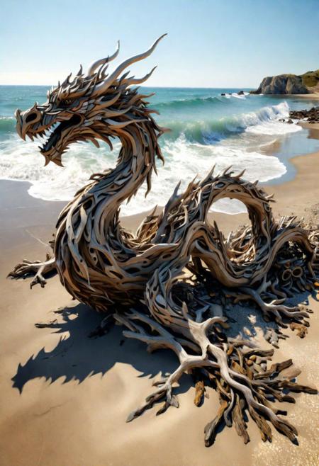 Driftwood Detailed Art - Dream Diffusion - By DICE