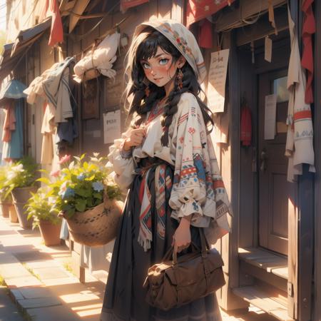 Mixed ethnic clothing FOLK