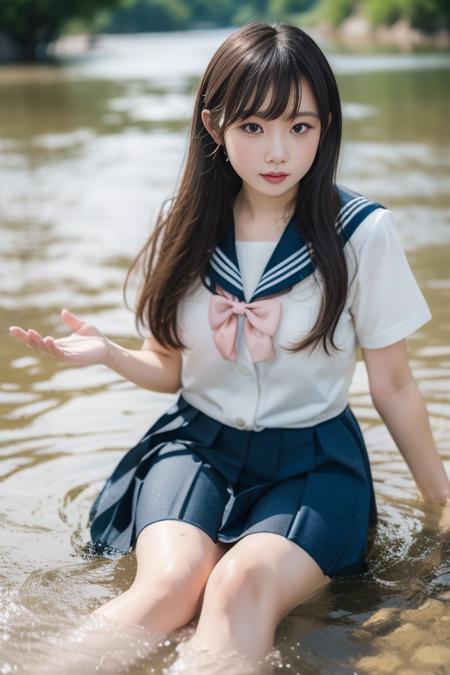 清凉一夏 水手服与水 serafuku and water