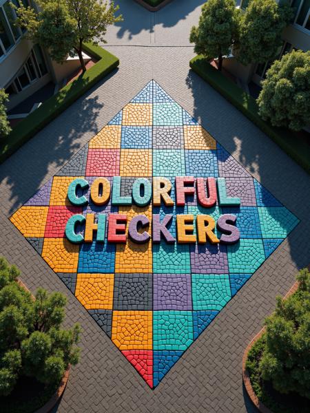 Colorful Checkers FLUX, SDXL版本FLUX (ID: 824032)