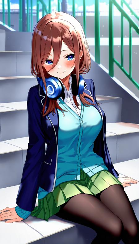 Miku Nakano | The Quintessential Quintuplets | Character LoRA [IllustriousXL]版本v1.0 (ID: 1047698)