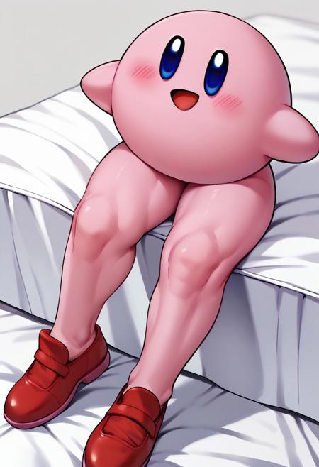 Kirby with legs